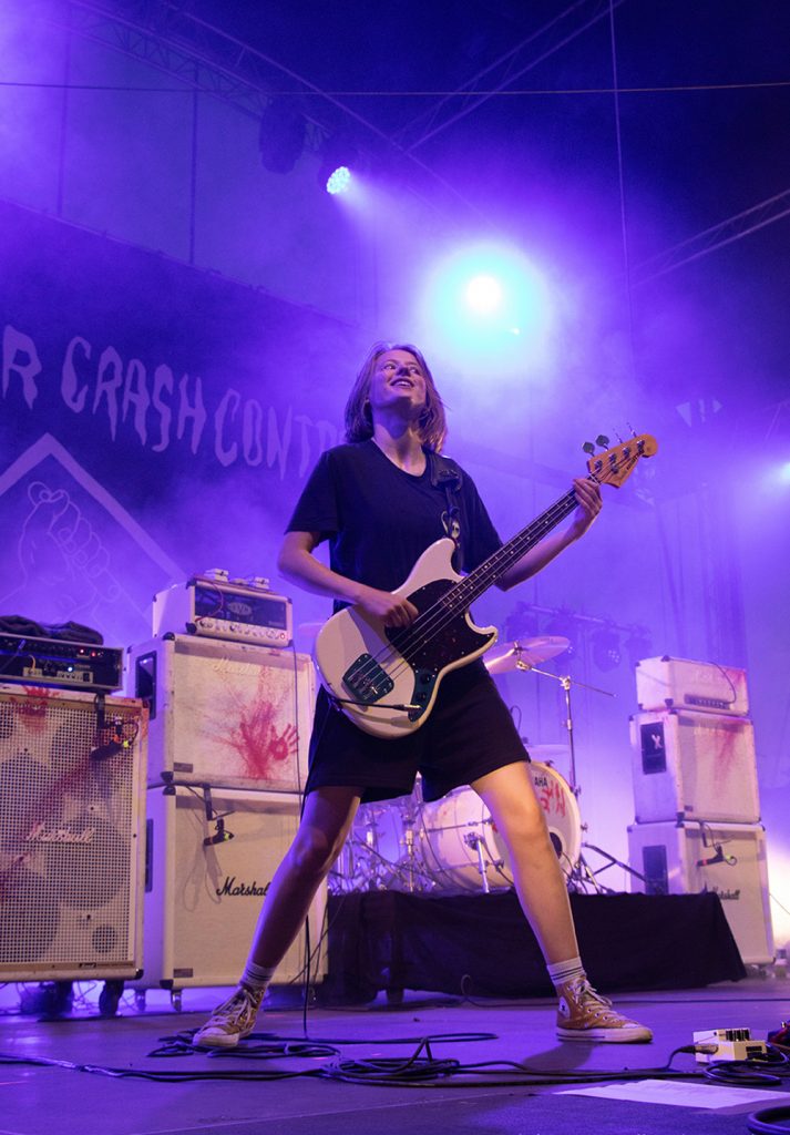 bassiste - festival rock