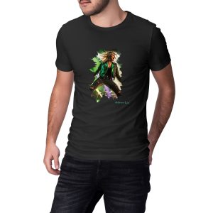 T-shirt Adren Liz Heavy Metal Woman Bio - Unisexe & Épais