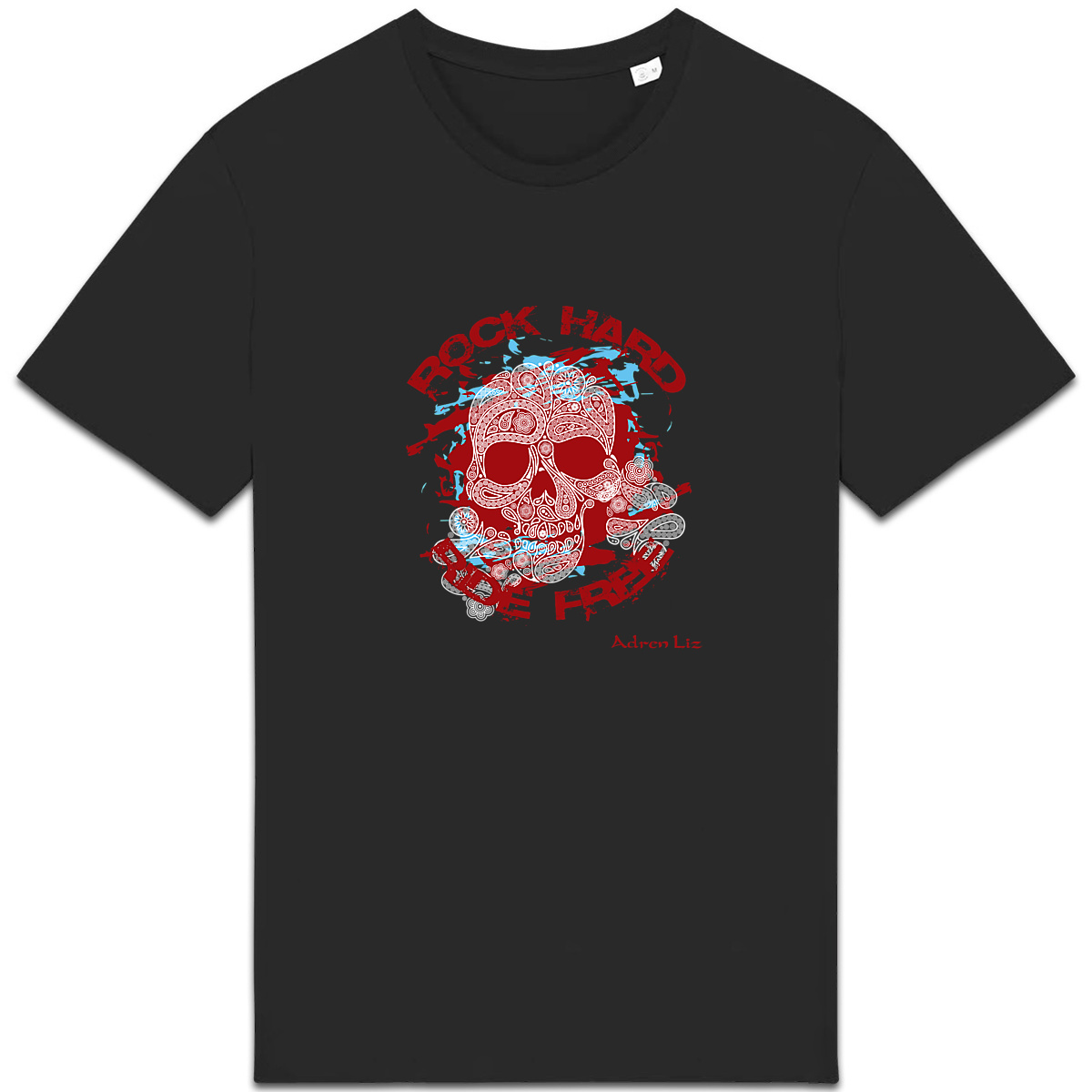 T-shirt Adren Liz Ride Free Bio - Unisexe & Épais