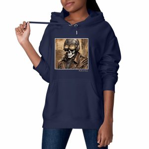 Sweat Capuche Adren Liz Skull - Unisexe & Épais