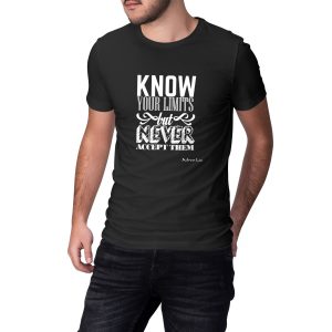 T-shirt Adren Liz Know Your Limits Bio - Unisexe & Épais