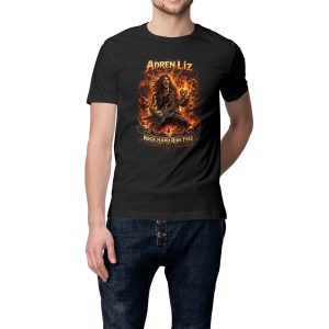 T-shirt Adren Liz Rock In Hell I Bio - Unisexe & Épais
