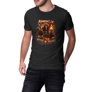 T-shirt Adren Liz Rock In Hell III Bio - Unisexe & Épais