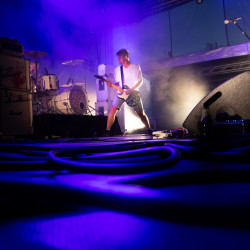 Scène festival rock